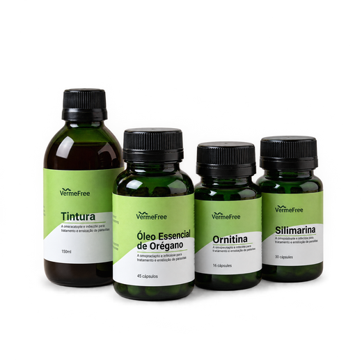 Protocolo de Desparasitação Natural | VermeFree Adulto