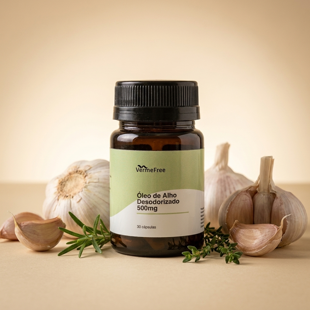 Óleo de alho desodorizado 500mg