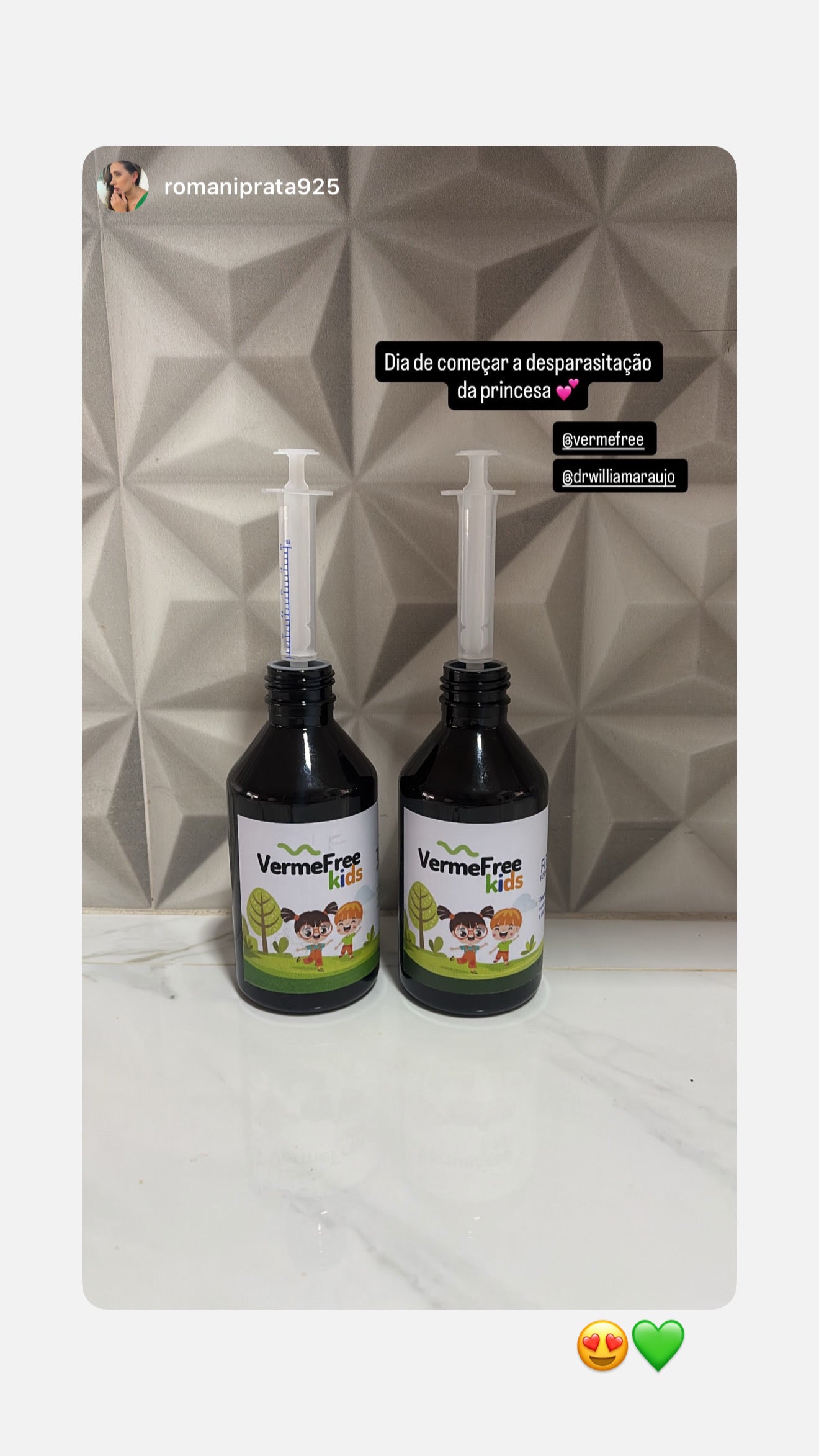 Cliente VermeFree compartilhando o protocolo
