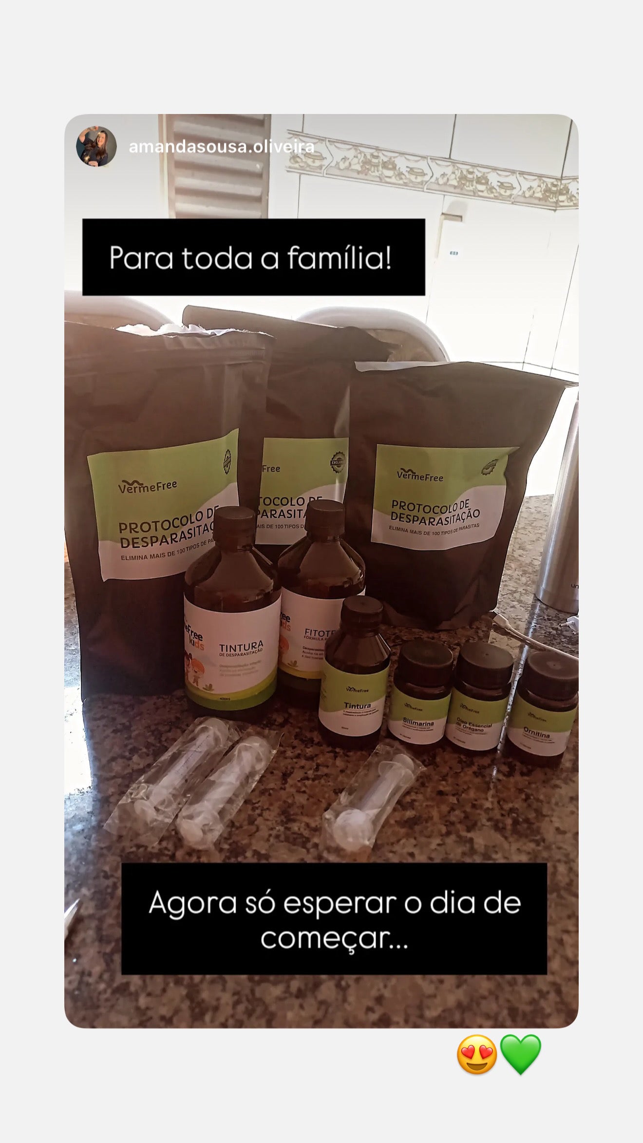 Cliente VermeFree compartilhando o protocolo